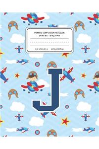 Primary Composition Notebook Grades K-2 Story Journal J