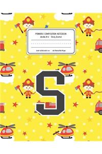 Primary Composition Notebook Grades K-2 Story Journal S