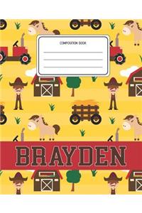 Composition Book Brayden