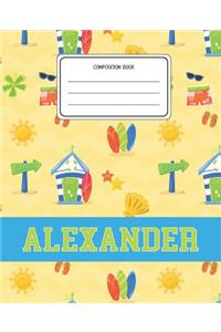 Composition Book Alexander