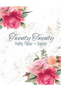 Twenty Twenty Monthly Planner & Organizer