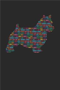 Norwich Terrier Journal - Norwich Terrier Notebook 'Word Cloud' - Gift for Norwich Terrier Lovers