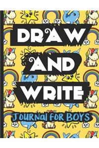 Draw and Write Journal for Boys