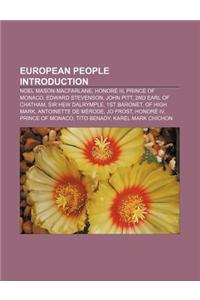European People Introduction