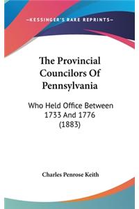 The Provincial Councilors Of Pennsylvania