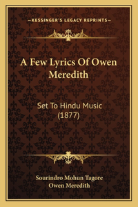 Few Lyrics Of Owen Meredith