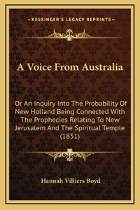 A Voice From Australia