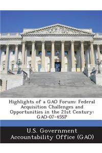 Highlights of a Gao Forum