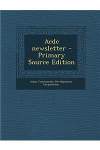 Acdc Newsletter