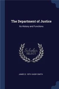 The Department of Justice