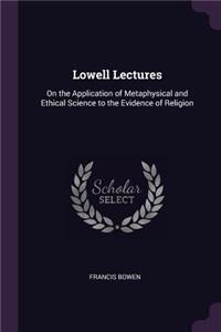 Lowell Lectures