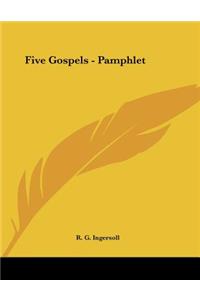 Five Gospels - Pamphlet