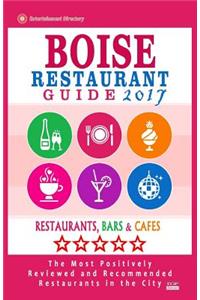 Boise Restaurant Guide 2017
