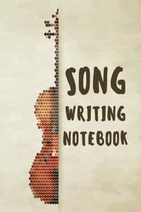 Songwriting Notebook: Lined/Ruled Manuscript Paper and Staff 8.5 X 11 - Blank Music Sheet - With Lyric Line and Staff (Songwriters Notebook)