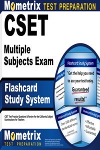 Cset Multiple Subjects Exam Flashcard Study System