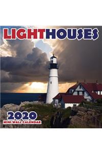 Lighthouses 2020 Mini Wall Calendar