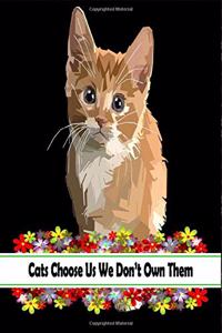 Cats Choose Us We Don't Own Them
