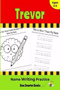 Trevor Name Writing Practice