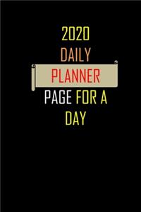 daily calendar 2020 page a day
