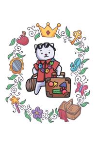 Vacation Case Fairy Tale Cat Notebook