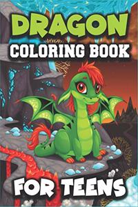 Dragon Coloring Book for Teens