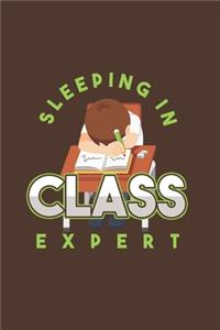 Sleeping in class Expert