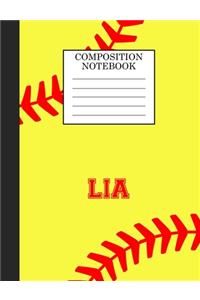 Lia Composition Notebook