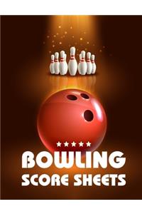 Bowling Score Sheet
