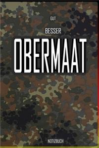 Gut - Besser - Obermaat Notizbuch