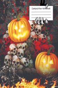 Halloween Massacre College Ruled Journal