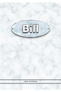 Bill - Lined Notebook