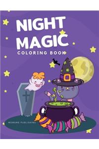 Night Magic Coloring Book