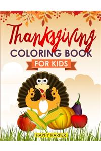 Thanksgiving Coloring Book For Kids