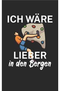 Ich wäre lieber in den Bergen