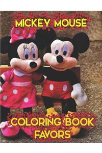 Mickey Mouse Coloring Book Favors