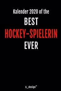 Kalender 2020 für Hockey-Spieler / Hockey-Spielerin