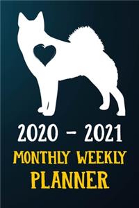 2020 2021 Monthly Weekly Planner