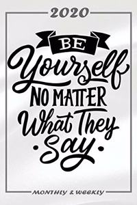 Set My 2020 Goals - Weekly and Monthly Planner