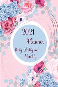 2021 Planner Daily Weekly and Monthly