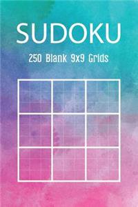 Sudoku 250 Blank 9x9 Grids