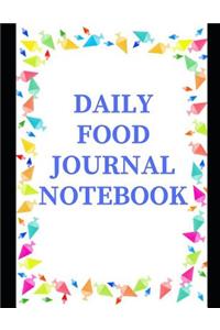 Daily Food Journal Notebook