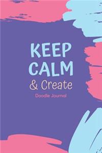 Keep Calm & Create Doodle Journal