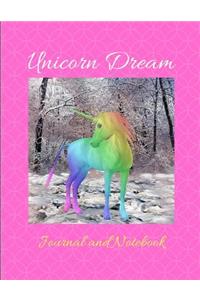 Unicorn Dream Journal and Notebook