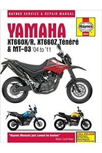 Yamaha XT660 & MT-03 (04 - 11) Haynes Repair Manual