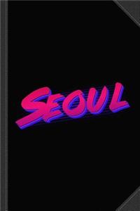 Retro Seoul Korea Journal Notebook