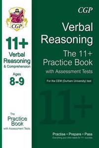 11+ Verbal Reasoning Practice Book with Assessment Tests (Age 8-9) for the CEM Test