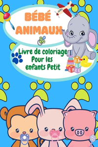 Livre de coloriage des bébés animaux pour les tout-petits