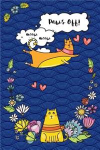 Bullet Journal Notebook for Cat Lovers Funny Flying Cartoon Cat 6