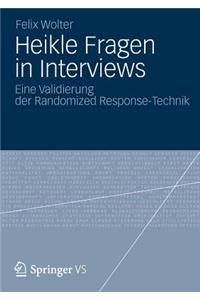 Heikle Fragen in Interviews