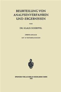 Beurteilung von Analysenverfahren und -Ergebnissen